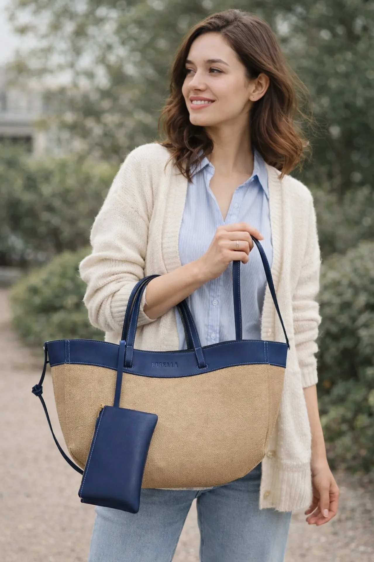 Riviera Raffia Tote